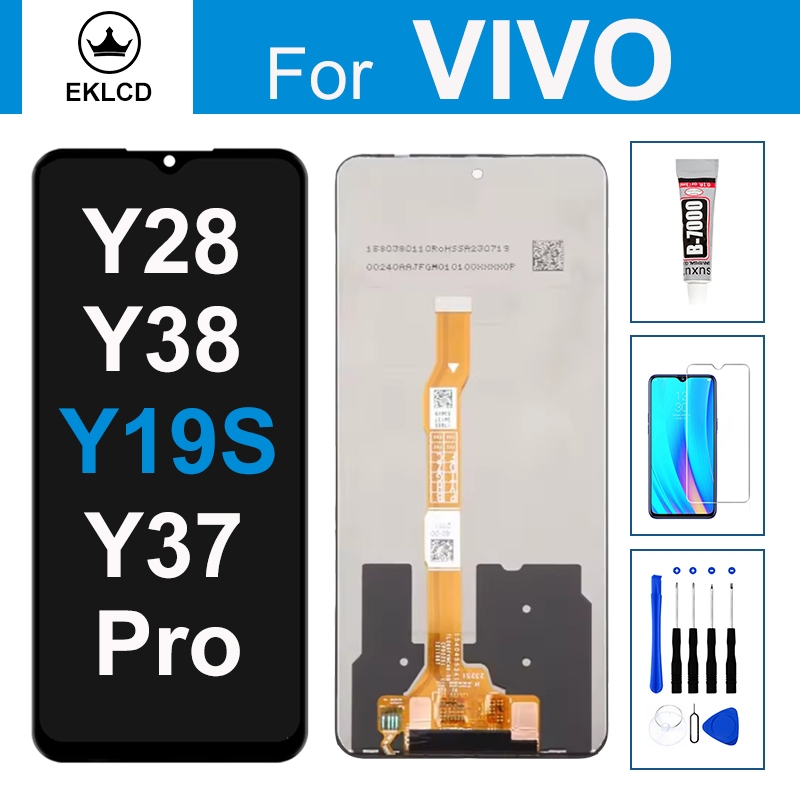 LCD สําหรับ VIVO Y19S Y28 4G Y37 Pro Y38 5G V2419 V2352 จอแสดงผล Touch Screen Digitizer Assembly
