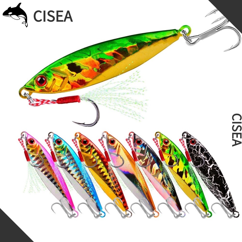 CISEA F203 เหยื่อยาง ปลา ตกปลา ตกปลา เหยื่อจิ๊ก เหยื่อ fish lure 14g 21g 30g