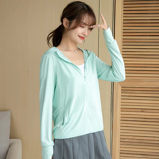 【ขายร้อน】เสื้อกันuv เสื้อกันยูวี สีพื้น หญิง/ชาย แขนยาว เสื้อกันแดด uv ระบายอากาศดี ผ้ายืดเนื้อดี ไซส์ใหญ่พิเศษ