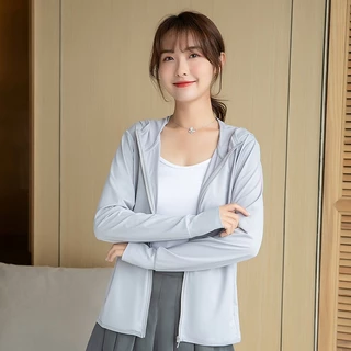 【ขายร้อน】เสื้อกันuv เสื้อกันยูวี สีพื้น หญิง/ชาย แขนยาว เสื้อกันแดด uv ระบายอากาศดี ผ้ายืดเนื้อดี ไซส์ใหญ่พิเศษ