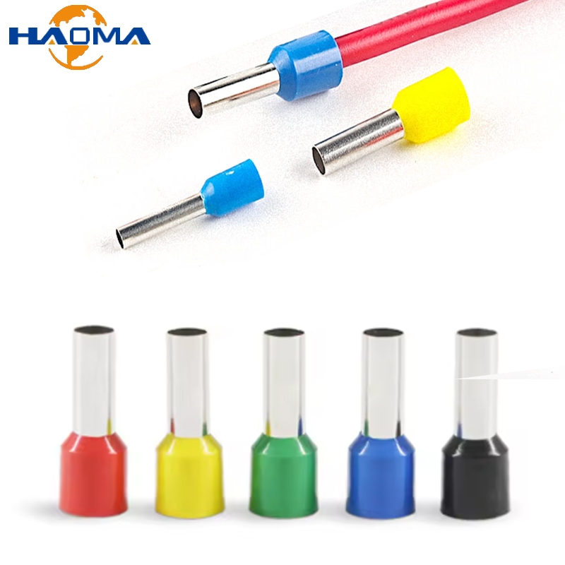 50 ชิ้น Tubular Crimp Terminals สายไฟ Ferrules Connectors VE0508 VE7508 VE1008 VE1012 VE1508 VE1512 