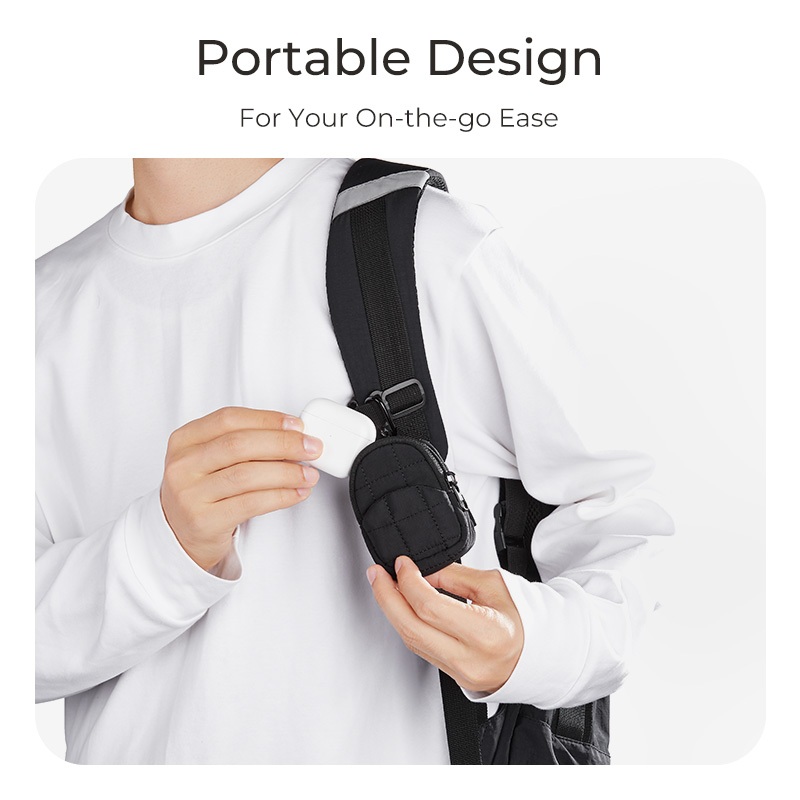 BAGSMART حقيبة ظهر ميني لحفظ السماعات — صورة 7