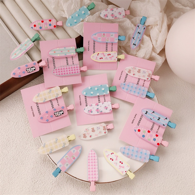 เกาหลีแฟชั่นโบว์ดอกไม้ไม่มีร่องรอยกิ๊บหญิง อิน ของขวัญวันเกิดนักเรียนน่ารัก - รูปที่ 6