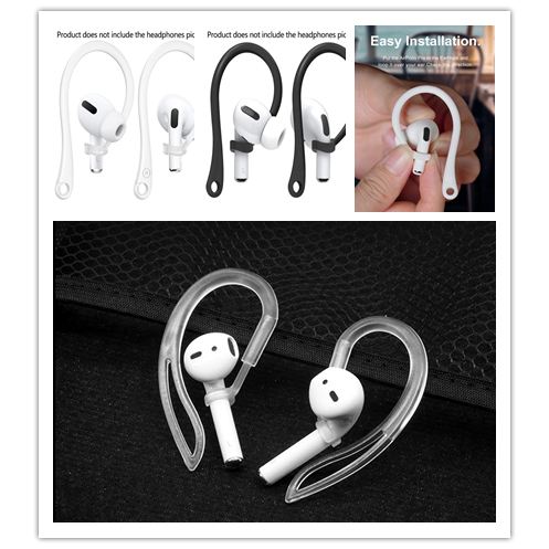 Springevenbliss 1 คู่หูฟังไร้สาย Earpods หูตะขอผู้ถือขนาดเล็กและเบาหูฟัง Anti Fall Anti-slip Hook หูฟังอุปกรณ์เสริมสําหรับ Air Pods Springevenbliss