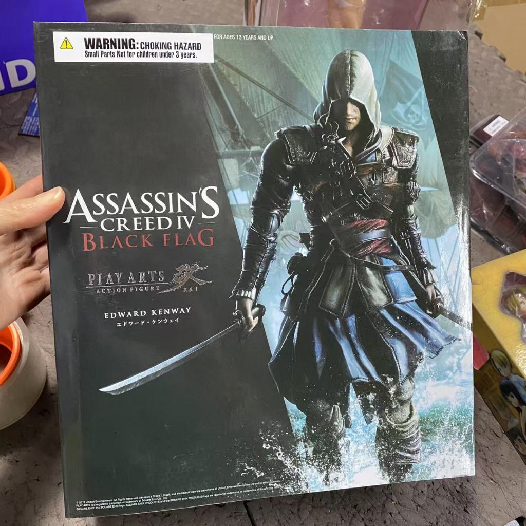 Play Arts Kai เกม Assassins Creed Series 4 Edward Kenway PVC Action Figure
