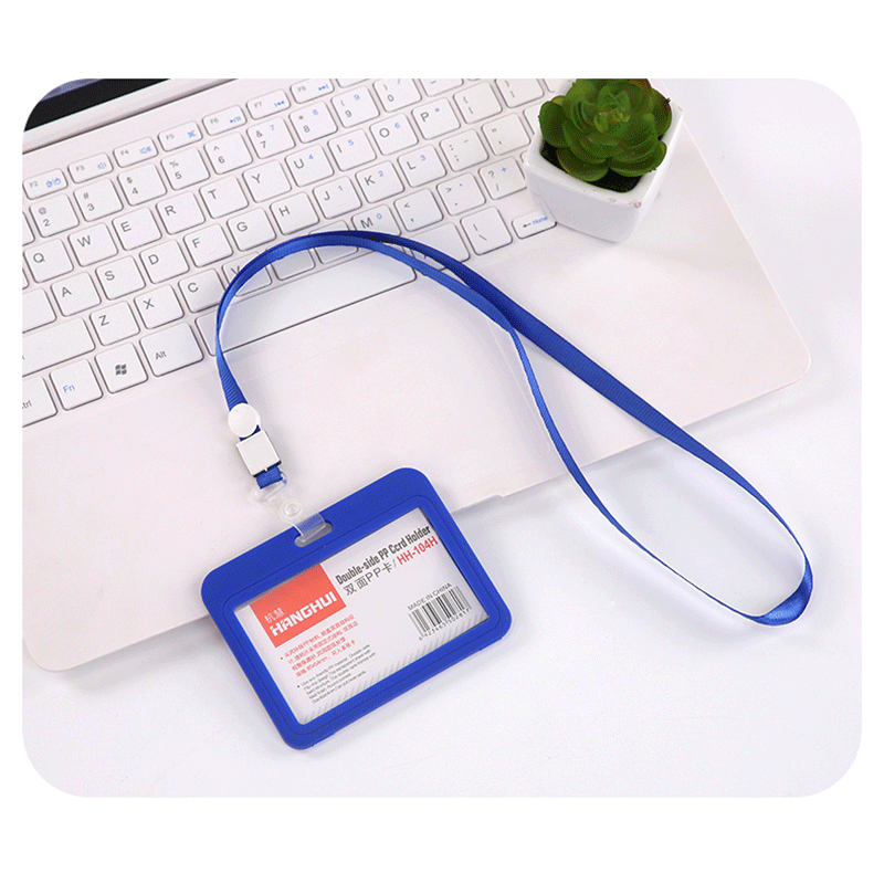 สายคล้องคอ ⭐️แพ็ค 50 เส้น⭐️ สายคล้องบัตร พร้อมสกรีนชื่อสีขาว ขนาด 10 mm ที่คล้องกรอบบัตรนักเรียน สายบัตร ยาว 44 cm - รูปที่ 5