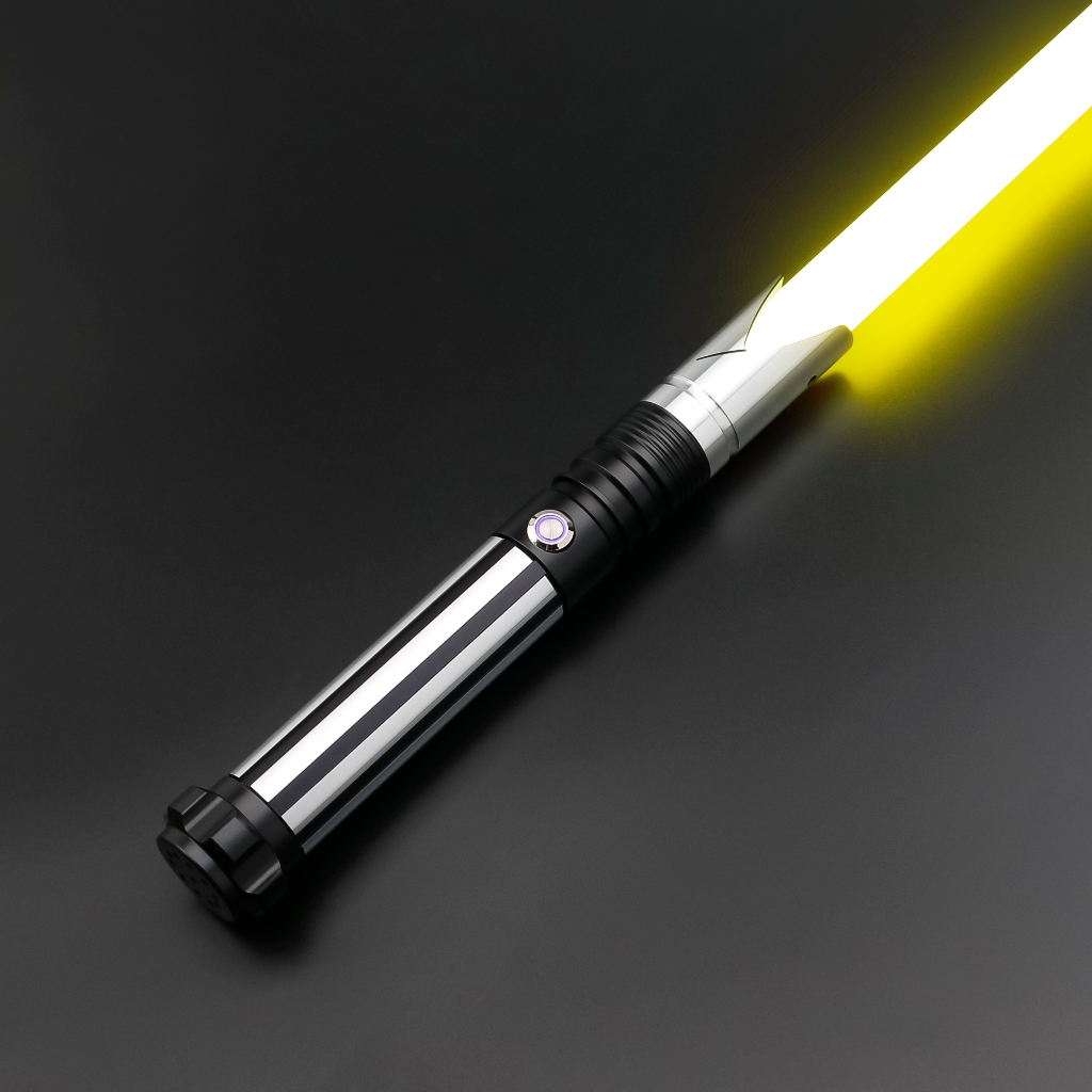 Txqsaber RGB Swing Lightsaber Dueling Blade Force FX 10 ชุดเสียงและแสง LED โลหะ Handle FOC X-mas ของ
