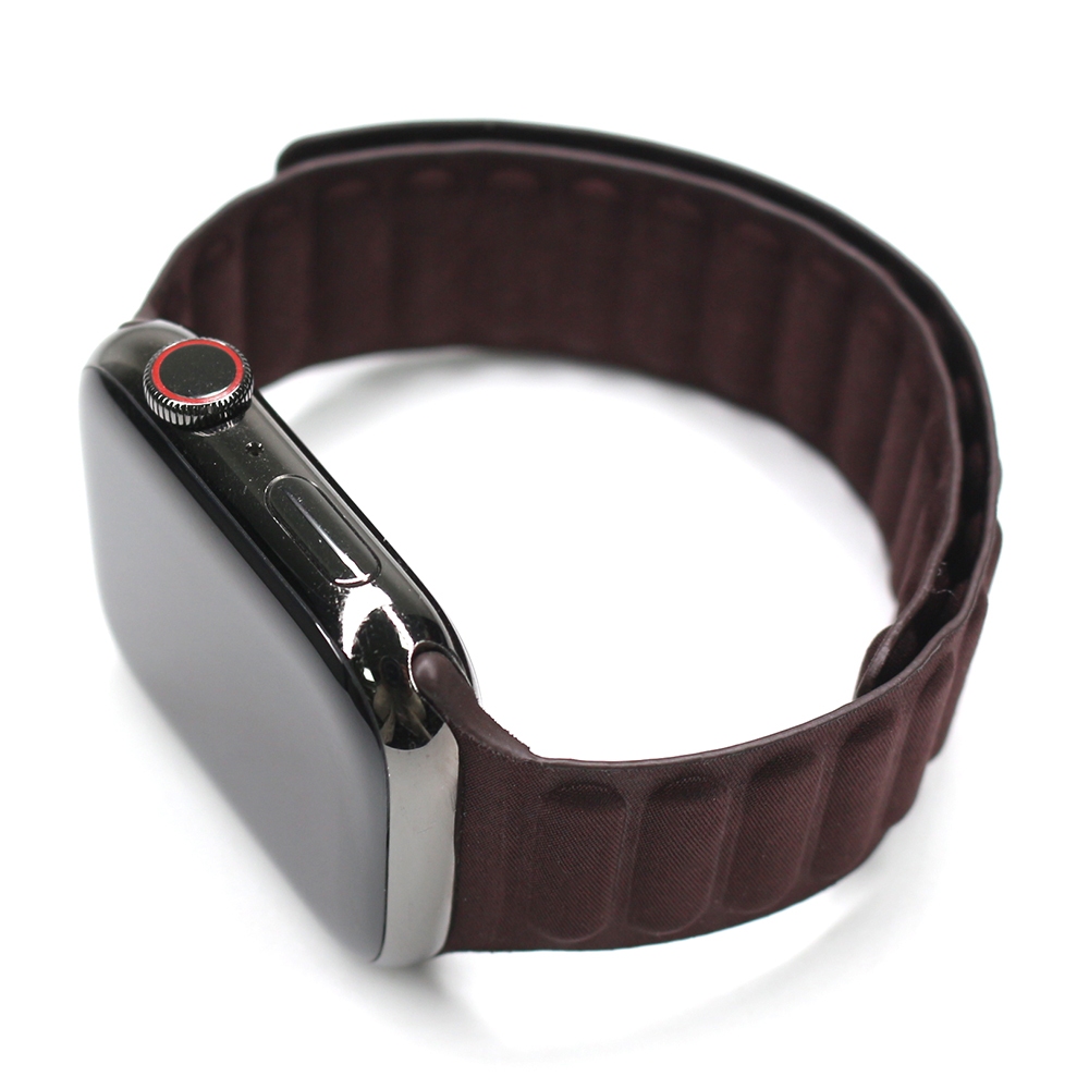 URVOI ลิงค์แม่เหล็กสําหรับ Apple Watch FineWoven band สําหรับ iwatch series 9 8 7 6 SE54321 สายรัดแม่เหล็ก loop buckle 41 มม.45 มม.49 มม.