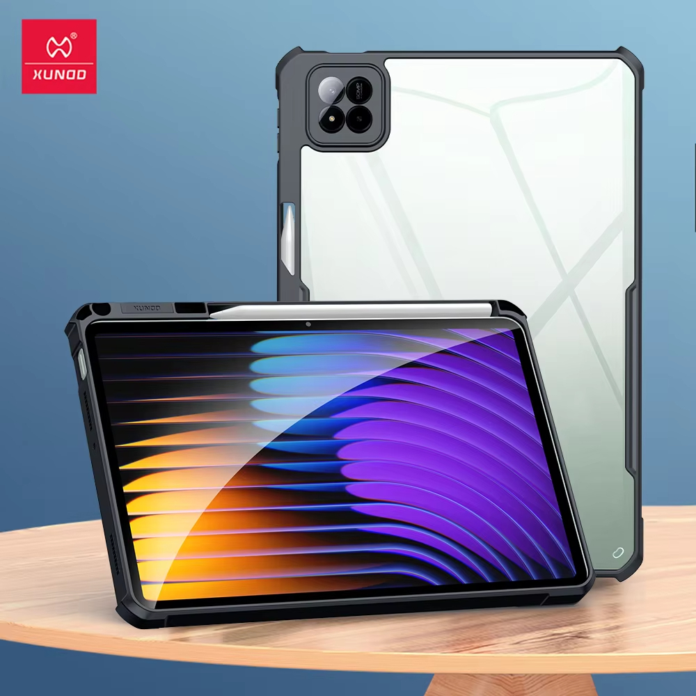 Xiaomi Pad7 Pad 7 Pro กรณีแท็บเล็ต XUNDD ถุงลมนิรภัยกันกระแทกป้องกันปกหลังโปร่งใส Ultra Thin สําหรับ