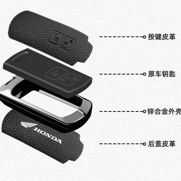 เคสรีโมตกุญแจรถยนต์ สําหรับ Honda Vario GC 150 V2 PCX-160 PCX160 ADV160 Scoopy 2023 2024 ของแต่งรถยนต์ พวงกุญแจ - รูปที่ 6