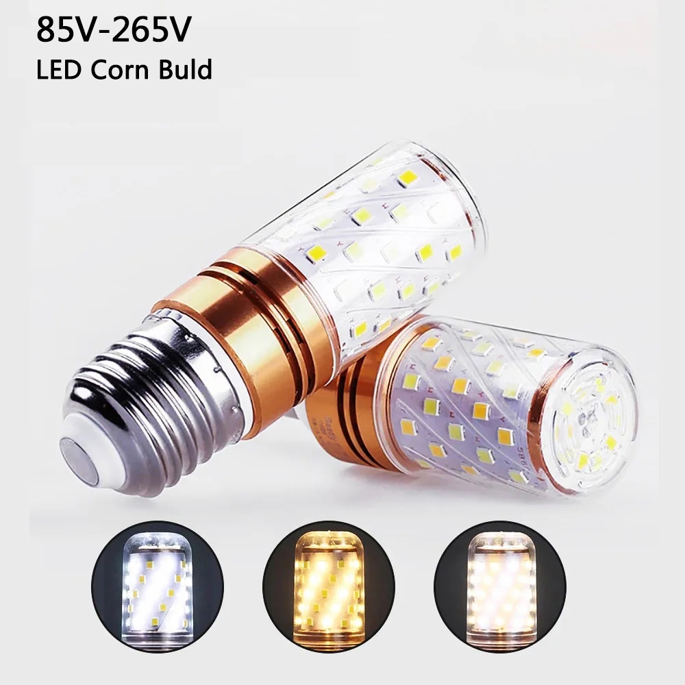 E14 E27 หลอดไฟ LED ข้าวโพด SMD 2835 โคมไฟ LED 12W 16W โคมไฟระย้า เทียน LED สําหรับตกแต่งบ้าน