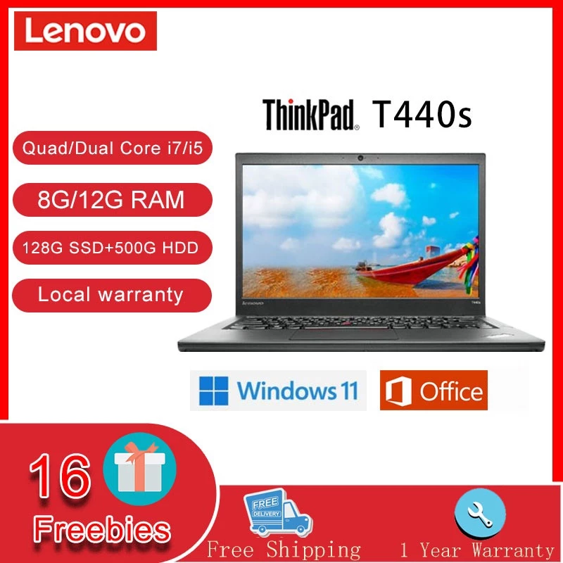 Lenovo ThinkPad T440s Intel Core i5/i7 8GB/12GB RAM SSD/HDD 14 นิ้ว