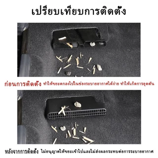 ฝาครอบช่องระบายอากาศใต้เบาะ Geely Riddara RD6 2024-2025 ภายใต้ที่นั่งเต้าเสียบอากาศฝาครอบป้องกัน กันฝุ่นใต้เบาะ ฝาครอบป้องกันช่องระบายอากาศด้านหลัง ภายในรถ