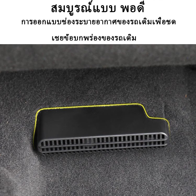 ฝาครอบช่องระบายอากาศใต้เบาะ Geely Riddara RD6 2024-2025 ภายใต้ที่นั่งเต้าเสียบอากาศฝาครอบป้องกัน ฝาครอบกันฝุ่นใต้เบาะ ฝาครอบป้องกันช่องระบายอากาศด้านหลัง ภายในรถ - รูปที่ 4