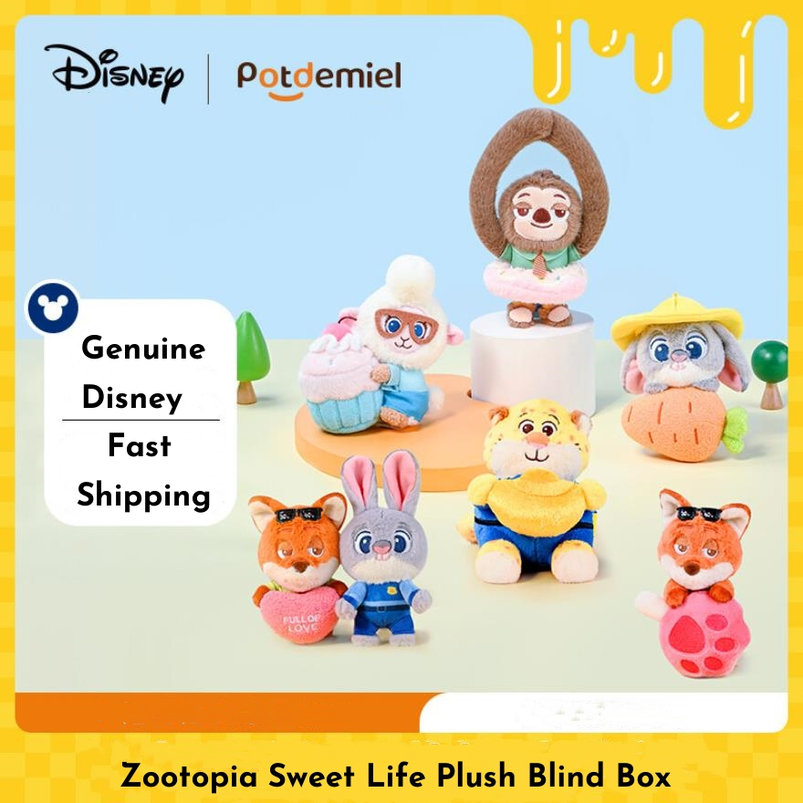 Potdemiel Disney Zootopia Sweet Life Blind Box Toy Collection Plush