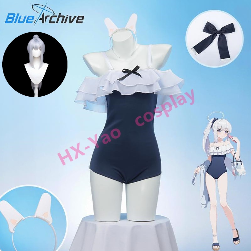 【HX-YAO】TsukiYuki Miyako cosplay Game costumes Blue Archive คอสเพลย์เกมเครื่องแต่งกายประสิทธิภาพ