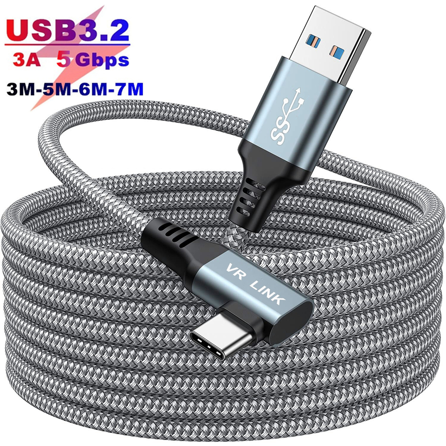 3m/5m/6m/7mสายชาร์จlink VR Data Line USB 3.0 TransferสําหรับEye Quest 1 2/Pico 3 VRชุดหูฟังอุปกรณ์เส