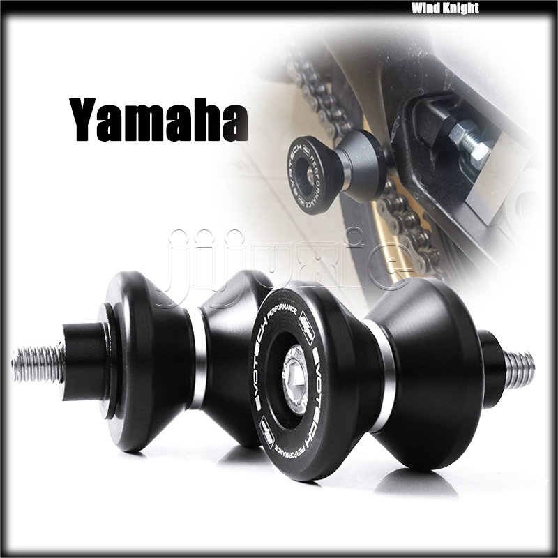 สําหรับ Yamaha MT-03 MT-09 MT-07 FZ-07 MT-10 YZF-R1 R3 R6 R7 R25 FZ-1N/8N XSR900 รถจักรยานยนต์ M6 Swingarm Spool รักษาขาตั้งสกรูสลักเกลียว Slider 6 มม.EP Evotech