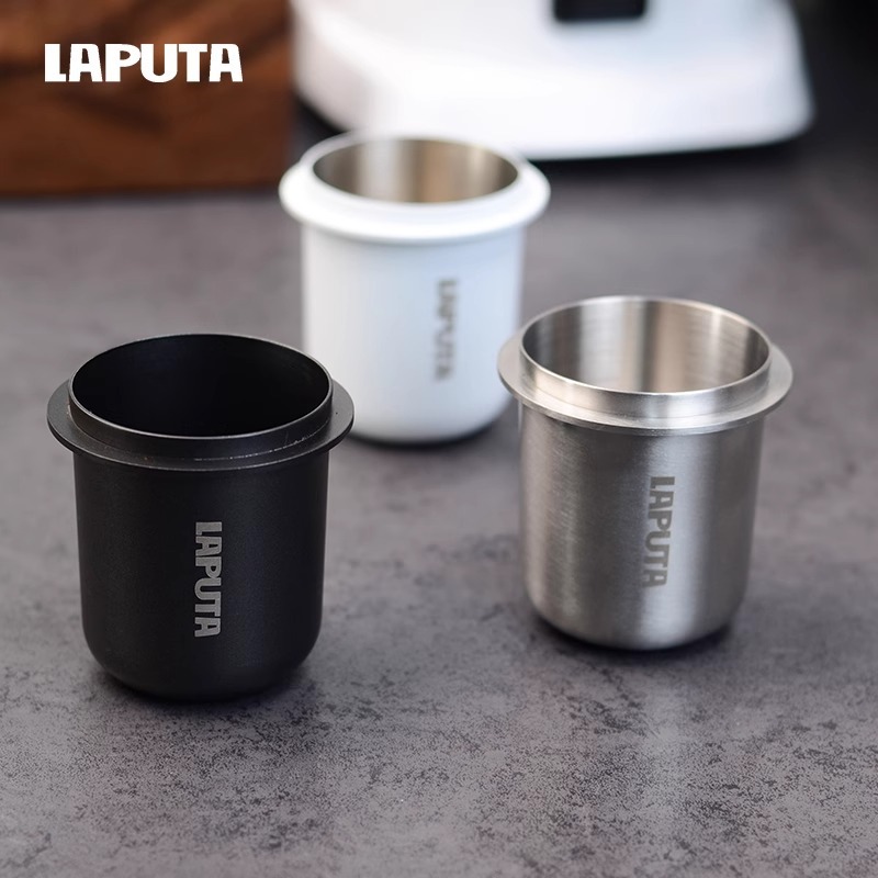 LAPUTA Dosing CUP ลาปูตา มืออาชีพผงถ้วยสแตนเลสการออกแบบกันลื่นในครัวเรือนเชิงพาณิชย์58mm