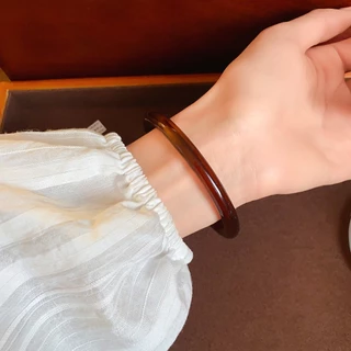 [เจวบิวตี้]สร้อยข้อมืออะคริลิคขอบกว้างปกติสําหรับผู้หญิงฤดูร้อนสไตล์ย้อนยุครูปทรงเรขาคณิตเพื่อนที่ดีที่สุดตกแต่งมือ