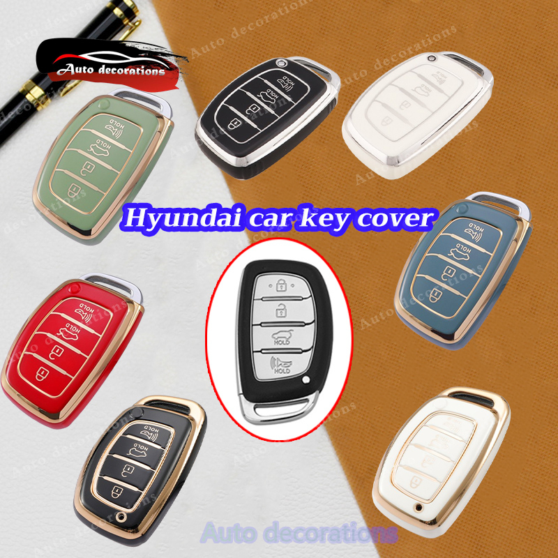 Hyundai Remote key สําหรับ Tucson/santa fe/rena/sonota/eltra/creta/ix35 ฝาครอบกุญแจ Hyundai ix35 พวงกุญแจ