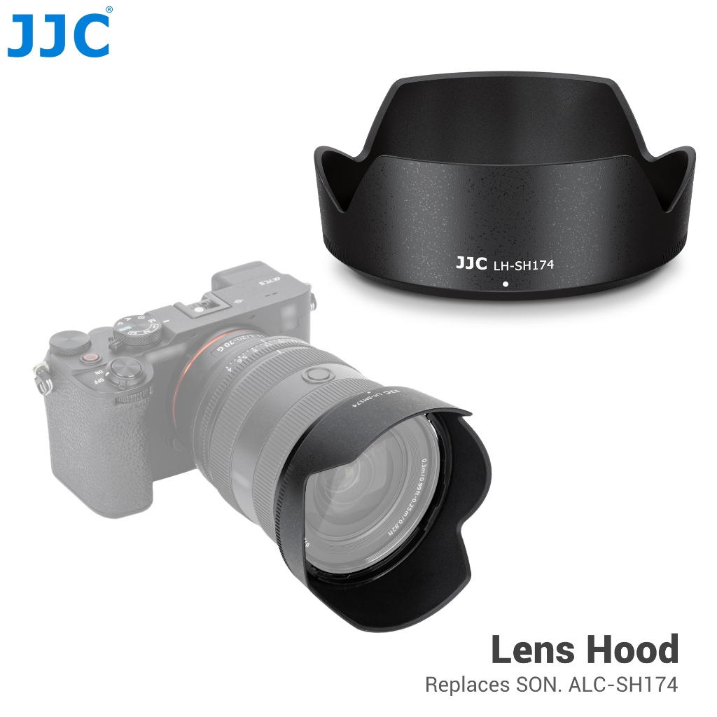 JJC Lens Hood ฝาครอบเลนส์กล้อง Sony FE 20-70mm F4 G SEL2070G เลนส์, เปลี่ยนเลนส์ Sony ALC-SH174