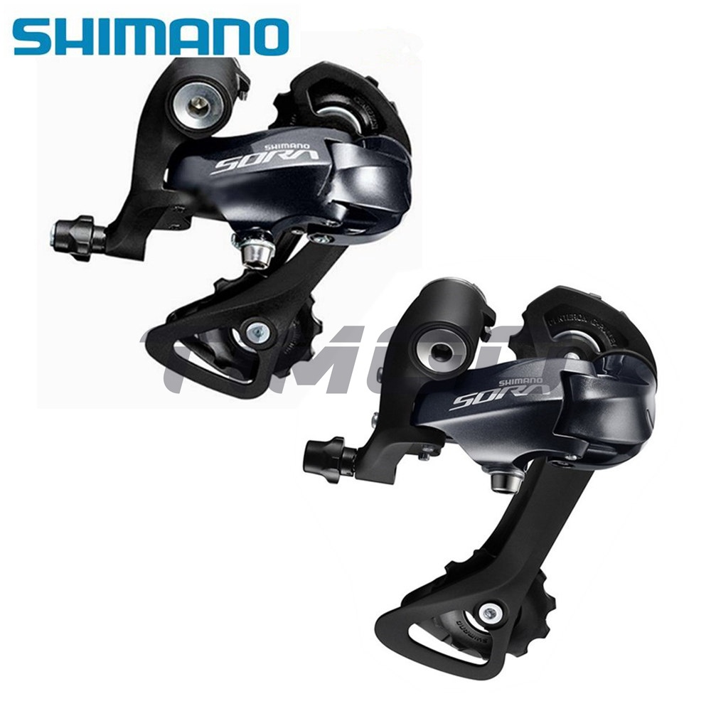 Shimano Sora RD-R3000 แผนที่จักรยานพับ 9 ความเร็วเกียร์ด้านหลัง Derailleur กรงสั้นกรงขนาดกลางใหม่ RD-3500