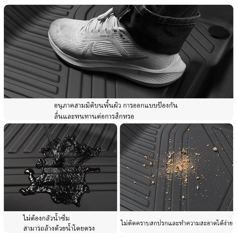 [Panda] พรมปูพื้นรถยนต์ HONDA CR-V G6 [2023 - ปัจจุบัน] พรมรถยนต์ พรม วัสดุ TPE ที่เป็นมิตรต่อสิ่งแวดล้อมทนทานและต่อต้านลื่นลื่น - รูปที่ 4