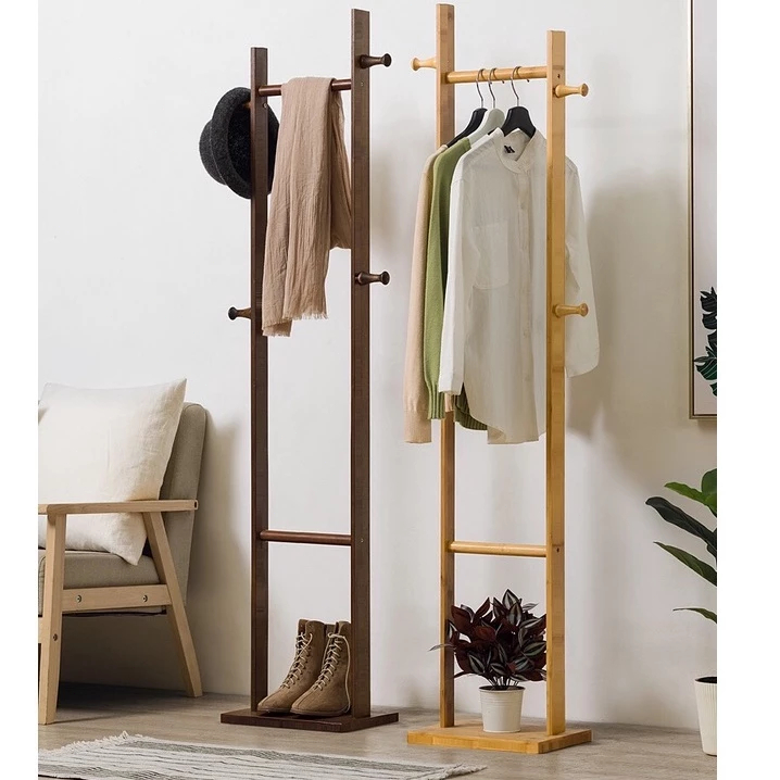 ชันวางของ เฟอร์นิเจอร์ ไผ่ธรรมชาติคุณภาพดี พร้อมส่งราคาจากโรงงาน  ราวไม้แขวนหมวก ชั้นวางของ อเนกประสงค์ มี2เเบบให้เลือก เเต่งบ้านสวย - รูปที่ 7