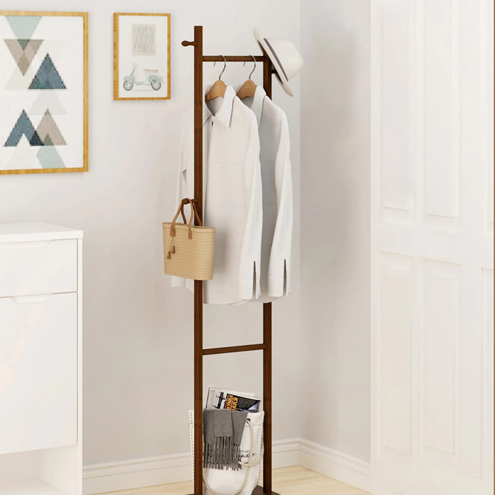 ชันวางของ เฟอร์นิเจอร์ ไผ่ธรรมชาติคุณภาพดี พร้อมส่งราคาจากโรงงาน  ราวไม้แขวนหมวก ชั้นวางของ อเนกประสงค์ มี2เเบบให้เลือก เเต่งบ้านสวย - รูปที่ 6