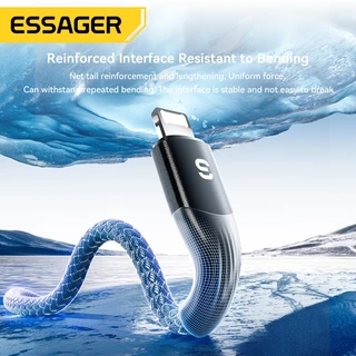 Essager PD29W USB C/Type-C ถึง L สายเคเบิลข้อมูลชาร์จเร็วสําหรับ iP X-iP14 Pro MBK เข้ากันได้กับ PD29W/20W