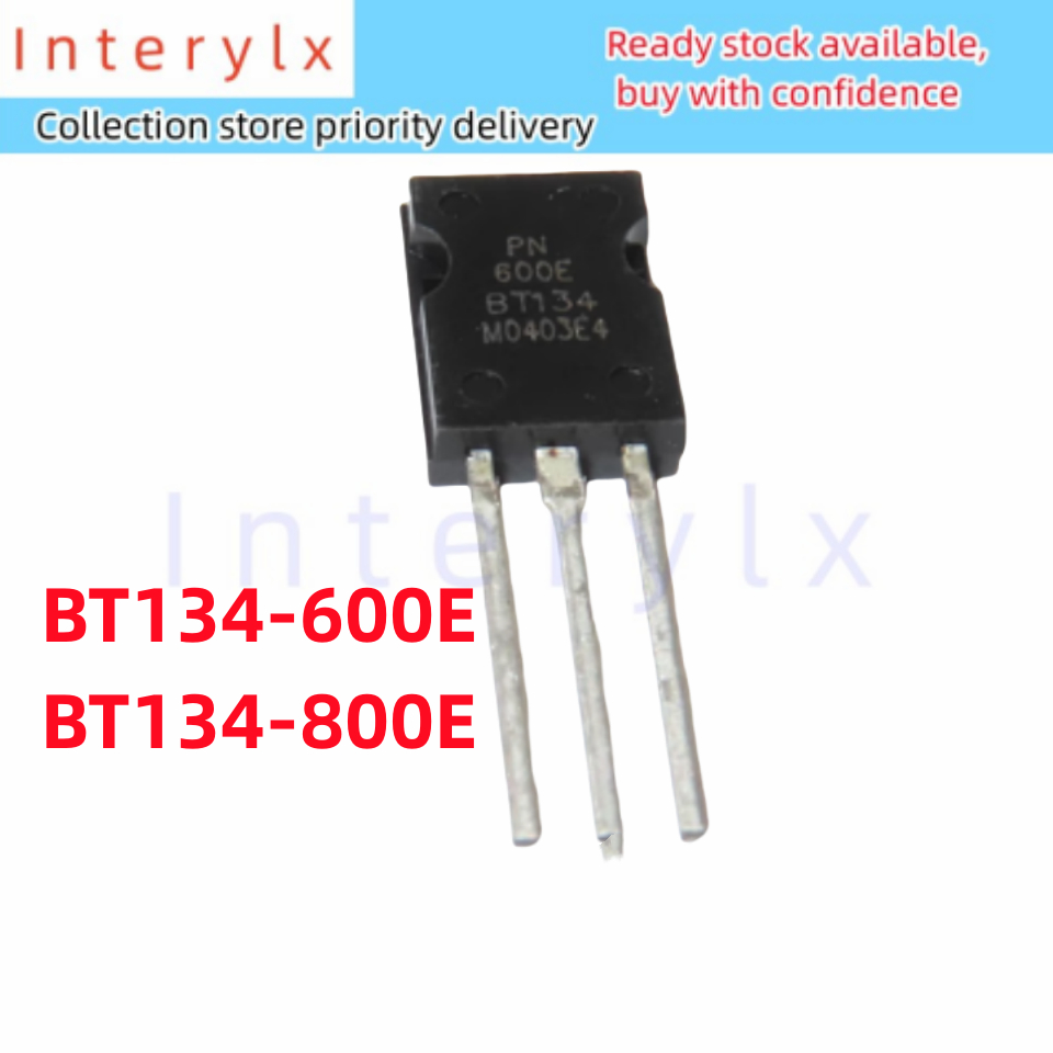 10 ชิ้น/ล็อตยี่ห้อใหม่ In-Line BT134-600 BT134-600E BT134-800 BT134-800E Two-Way Controllable Silico