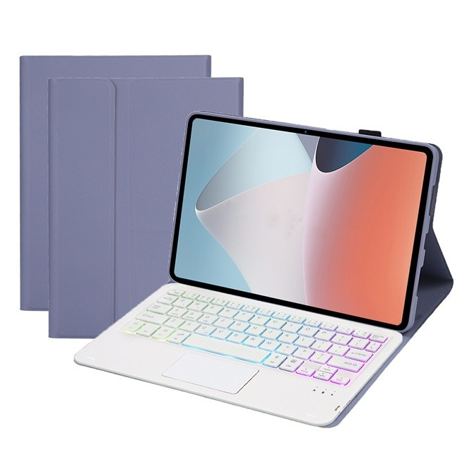 ป้องกันเต็มรูปแบบ Folio Flip Stand สําหรับ Huawei MatePad 12X 2024 2025 2026 พร้อมแป้นพิมพ์บลูทูธแบบถอดได้ในตัวทัชแพดและ Backlit ใช้งานร่วมกับ Honor Pad 8 Pro 12.2