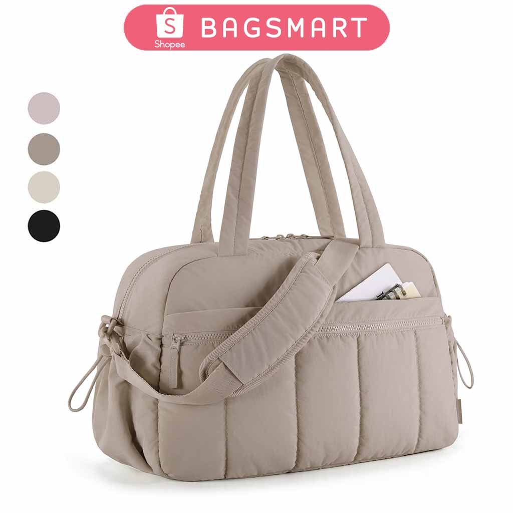 BAGSMART กระเป๋า ความจุขนาดใหญ่ กระเป๋าฟิตเนส แบบแยกแห้ง และเปียก Travel Duffel Bag Gym Bag