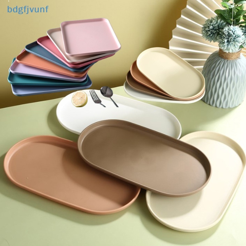 Bdgf 1/4PCS ญี ่ ปุ ่ นพลาสติกถาดกาแฟรูปไข ่ อาหารถ ้ วยถาดขนมหวาน Candy แผ ่ น Gongfu ถาดชาอุปกรณ ์ ครัว TH