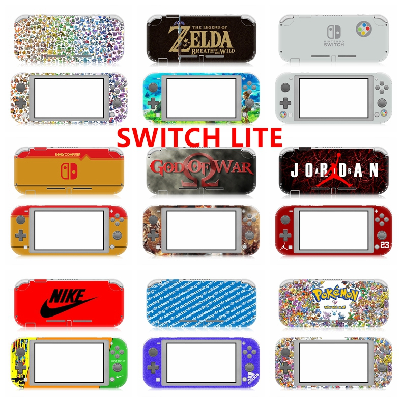 100 สีสติกเกอร์ผิวใช้งานร่วมกับ Nintendo Switch Lite ไวนิล Decal ชุดฟิล์มป้องกันห่อสําหรับ NS Lite คอนโซล