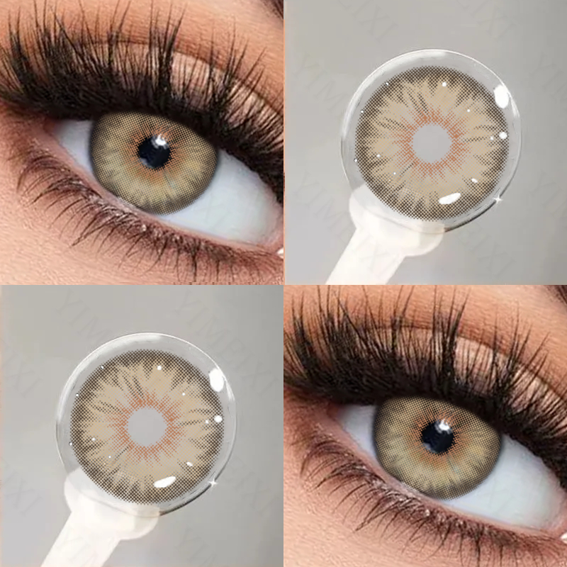 Millcreek คอนแทคเลนส ์ สี 2 ชิ ้ น blue/green/brown/gray 14.0mm iris คอนแทคเลนส ์ พร ้ อมใบสั ่ งยา