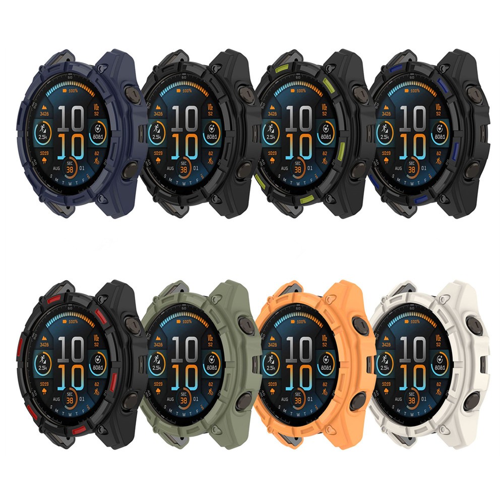 กรณีสําหรับ Garmin Tactix 8 hollow ป้องกัน TPU shell ครึ่งหุ้มเกราะเกราะป้องกันอะไหล่ Protector