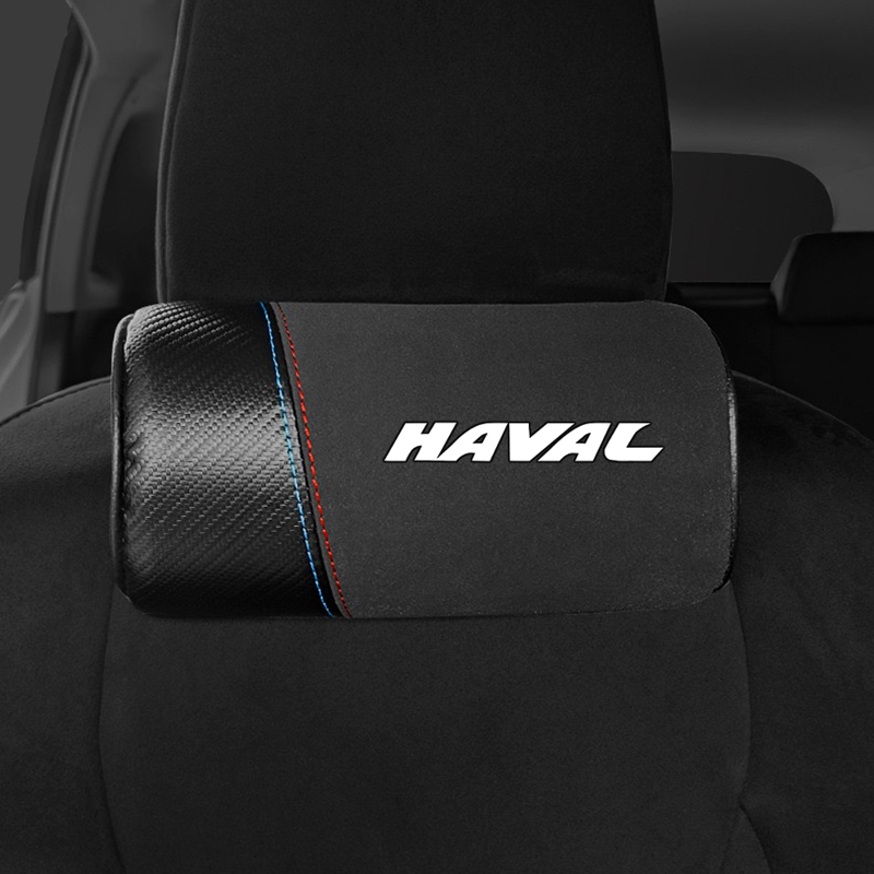 1/2 ชิ้นเหมาะสําหรับ Haval H1 H2 H6 H7 H9 Jolion ครึ่งวงกลมหนังนิ่มส่วนบุคคลคาร์บอนไฟเบอร์พนักพิงศีร