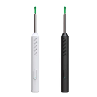 INSMART กําจัดขี้หู HD กันน้ํา LED Light Wireless Ear Pick มีกล้อง ชุดช้อนหูฟังไร้สาย