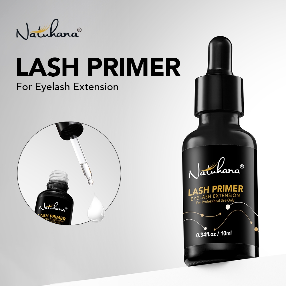 Natuhana Primer Super Bonder สําหรับต่อขนตาแห้งเร็วติดทนนาน Grafting กาว