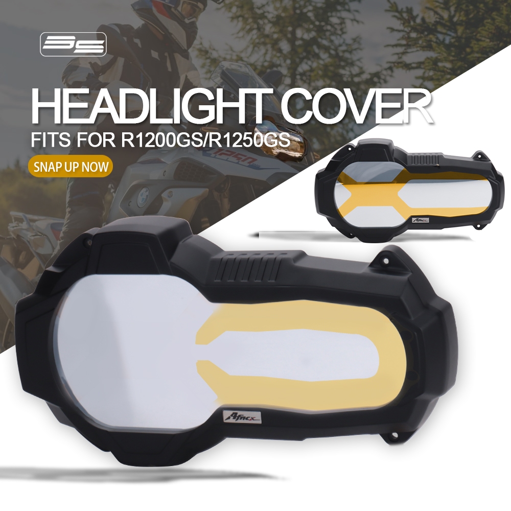 รถจักรยานยนต์ Electroplated เลนส์ไฟหน้า Guard Grille Cover สําหรับ R1200GS R1250GS ผจญภัย 2024
