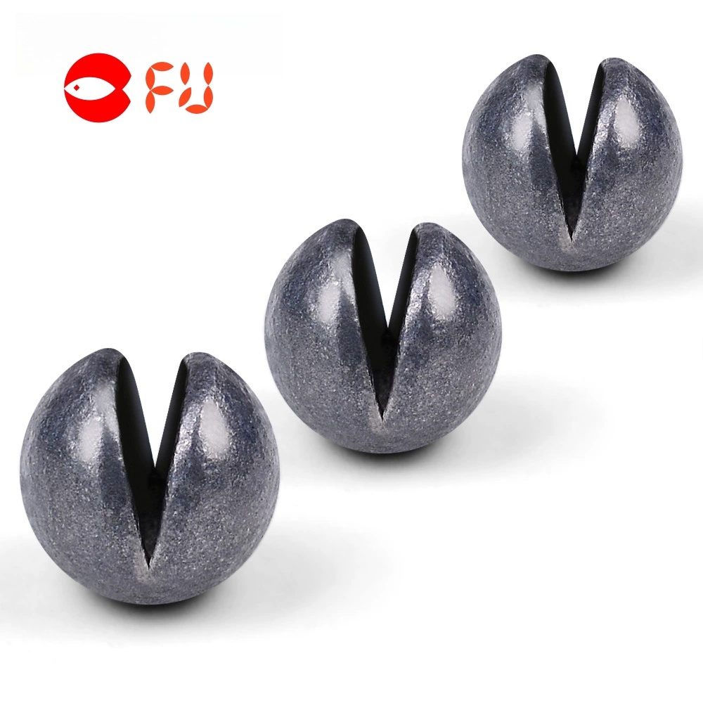 【FU】50PCS  0.5g～5gกัดตะกั่ว ประเภทตกปลา ปากกาตะกั่ว การจัดเรียงแบบวงกลม ตะกั่ว  4.9  9