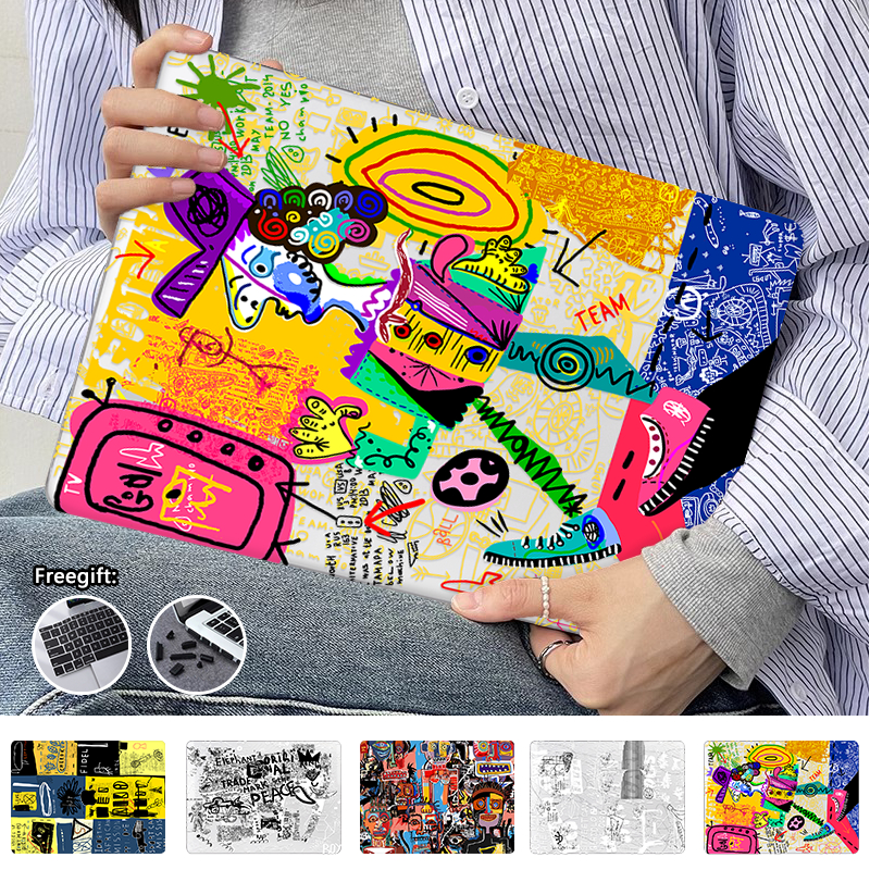 Graffiti พิมพ์สําหรับ 2026 Macbook Neo A3404 Air 13 นิ้ว M5 A3449 M4 A3240 Air13 M3 A3113 Air M1 A2337 Pro M1 M2 A2 A2338 Pro14 M5 A3 Pro A13 Retina