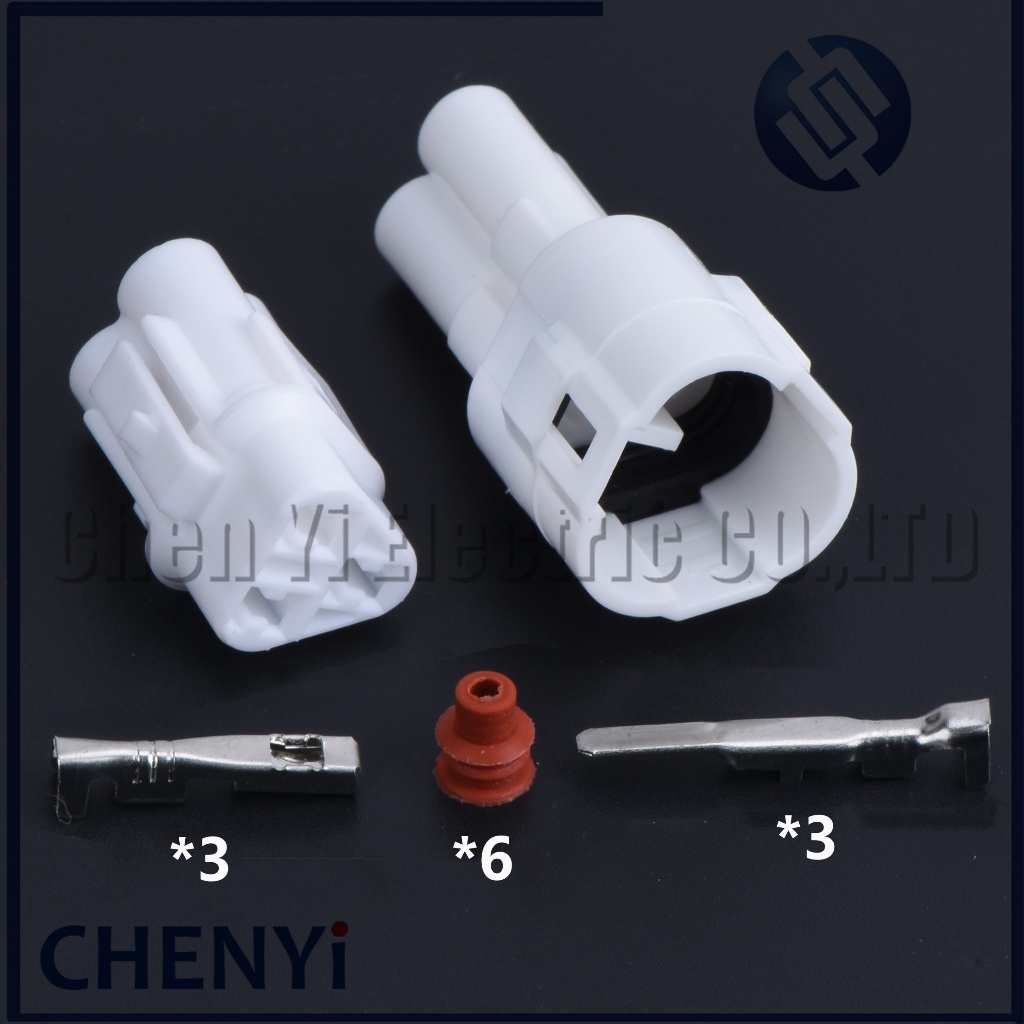 5 ชุด 3 Pin 2.2 Series ชายและหญิง MT090 ปิดผนึกรถจักรยานยนต์ TPS ขั้วต่อกันน้ํา 6187-3231 6180-3241 ราคา ถูกที่สุด ดีลบีเคเค รูปภาพหลัก