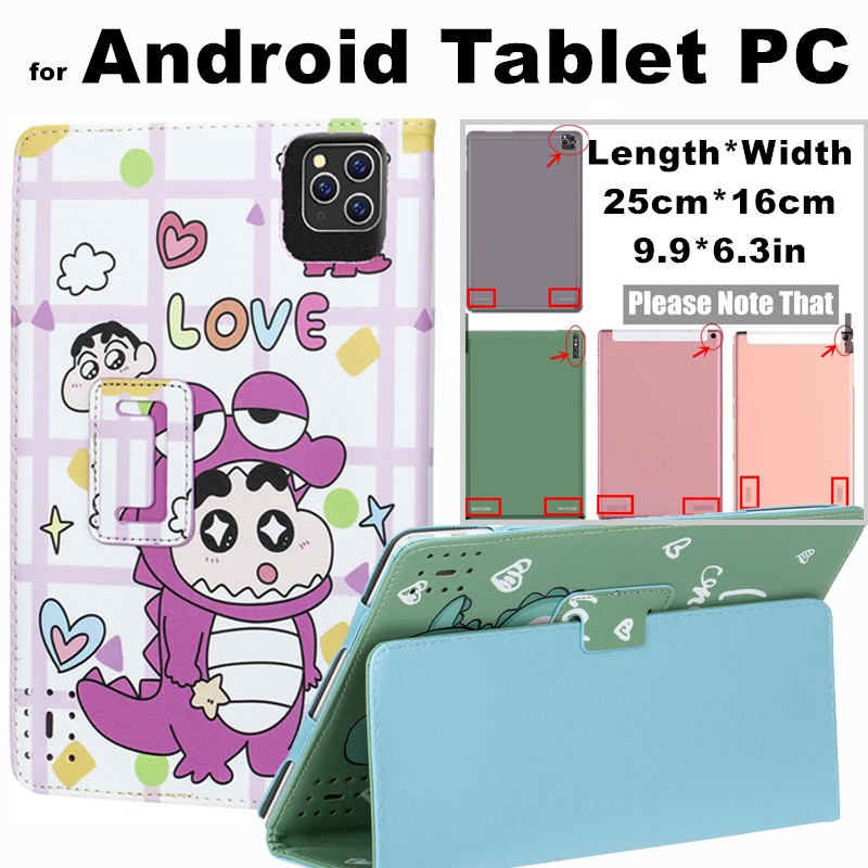 for Android Tablet PC 10.1 10.5 10.6 10.8 11.6 12 Inch Length*Width:25cm*16cm|9.9*6.3in PU Leather F
