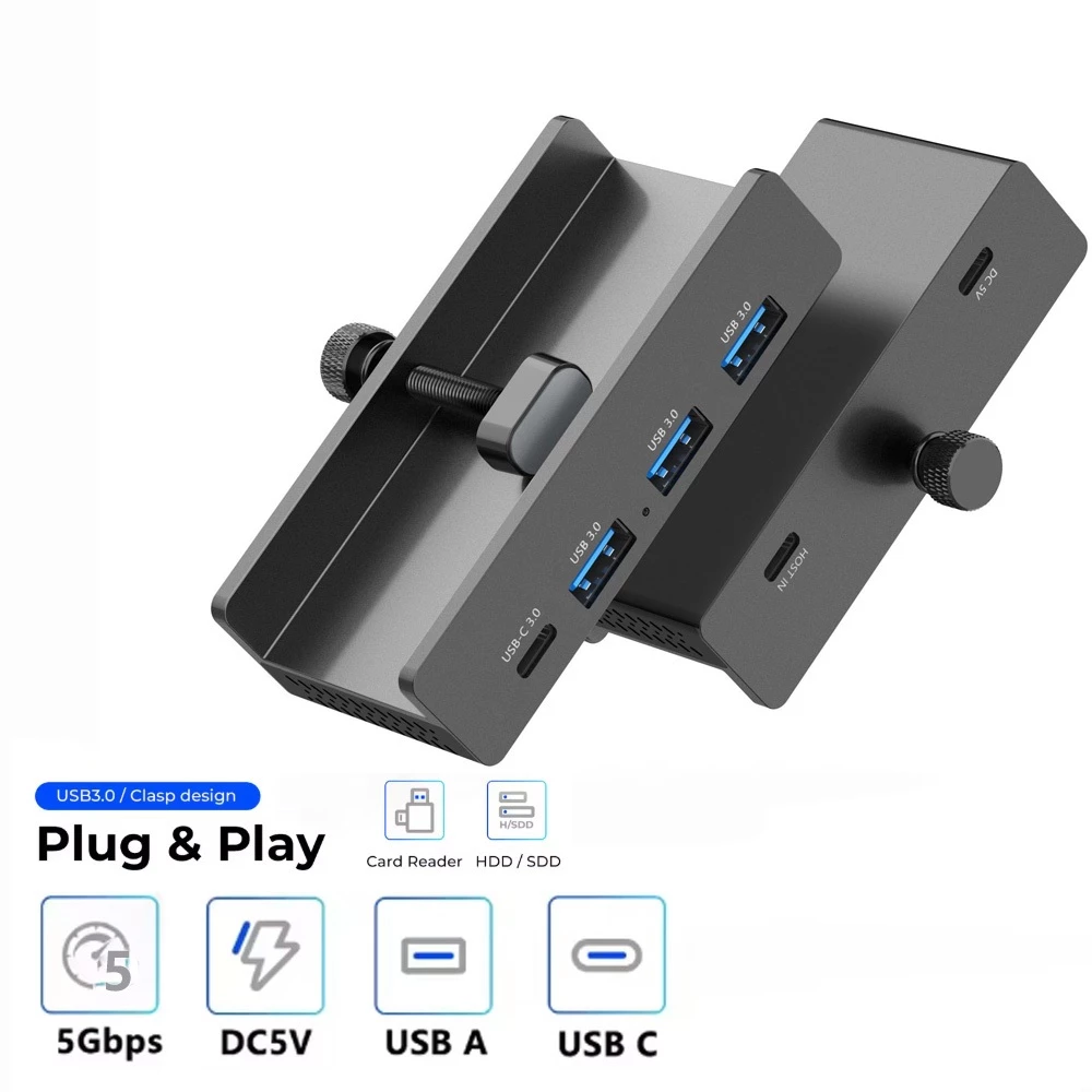 TORCO USB Hub USB3.0 4 พอร์ต 5Gbps 150CM Data Cable (HCL)