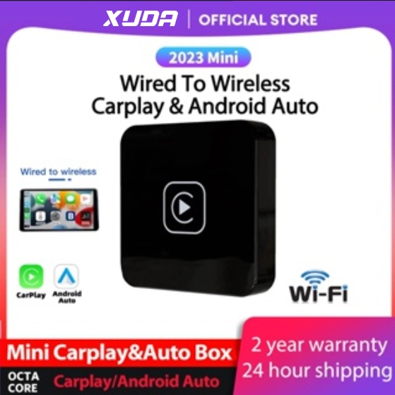Carplay Ai Box อะแดปเตอร์ปลั๊กดองเกิล ไร้สาย มีสาย เป็นไร้สาย สําหรับ Kia Volkswagen Toyota Peugeot 