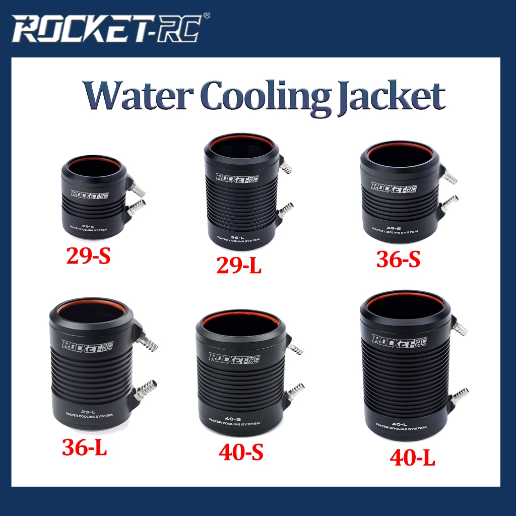 Surpass HOBBY ROCKET 29-L 36-L 40-S 56-S Water Cooling Jacket ระบบสําหรับ 2948 2958 2968 3660 3670 4074 4082 4092 5682 มอเตอร์ไร้แปรง RC เรือ