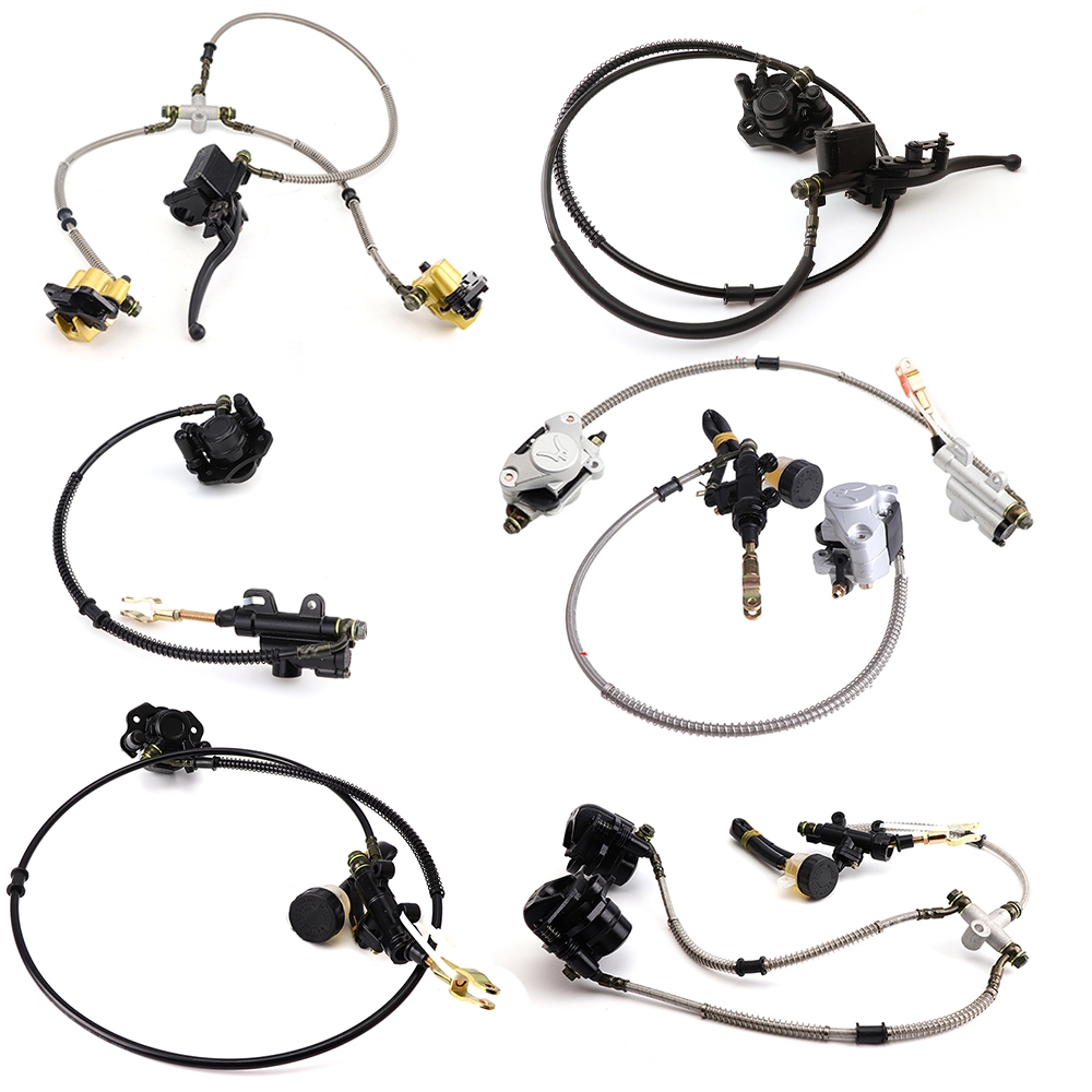 ไฮดรอลิกดิสก์เบรก Master กระบอก Caliper Assembly สําหรับจีน 50cc-250cc ไฟฟ้า ATV Quad Go kart รถกอล์ฟ UTV Buggy อะไหล่